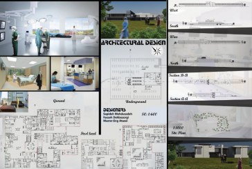 پروژه معماری – پروژه کامل بیمارستان (فایل اتوکد ، پوستر ، PSD)