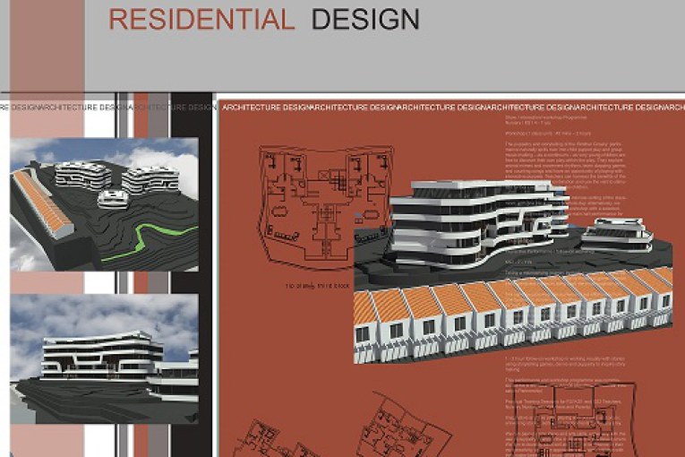 پروژه معماری شهرک – پروژه کامل شهرک (فایل اتوکد ، سه بعدی ، پوستر ، PSD)