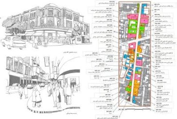 تحلیل کامل خیابان لاله زار – دانلود رساله معماری طراحی محور شهری خلاق